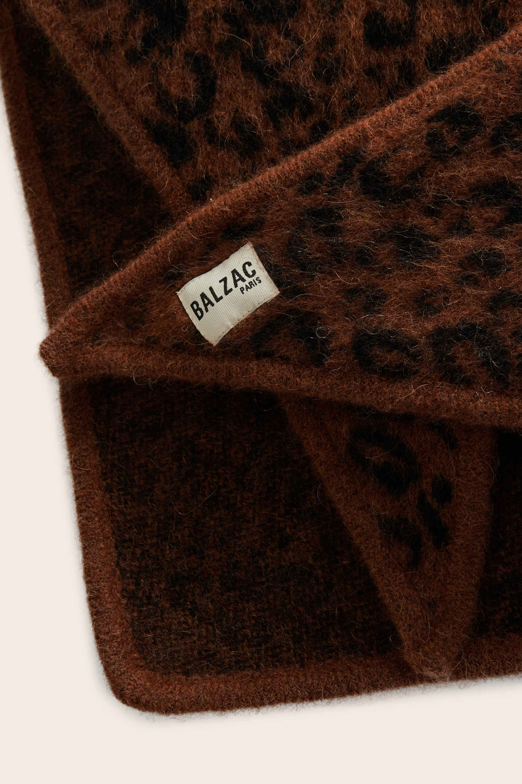 Scarf Milo leopard tawny