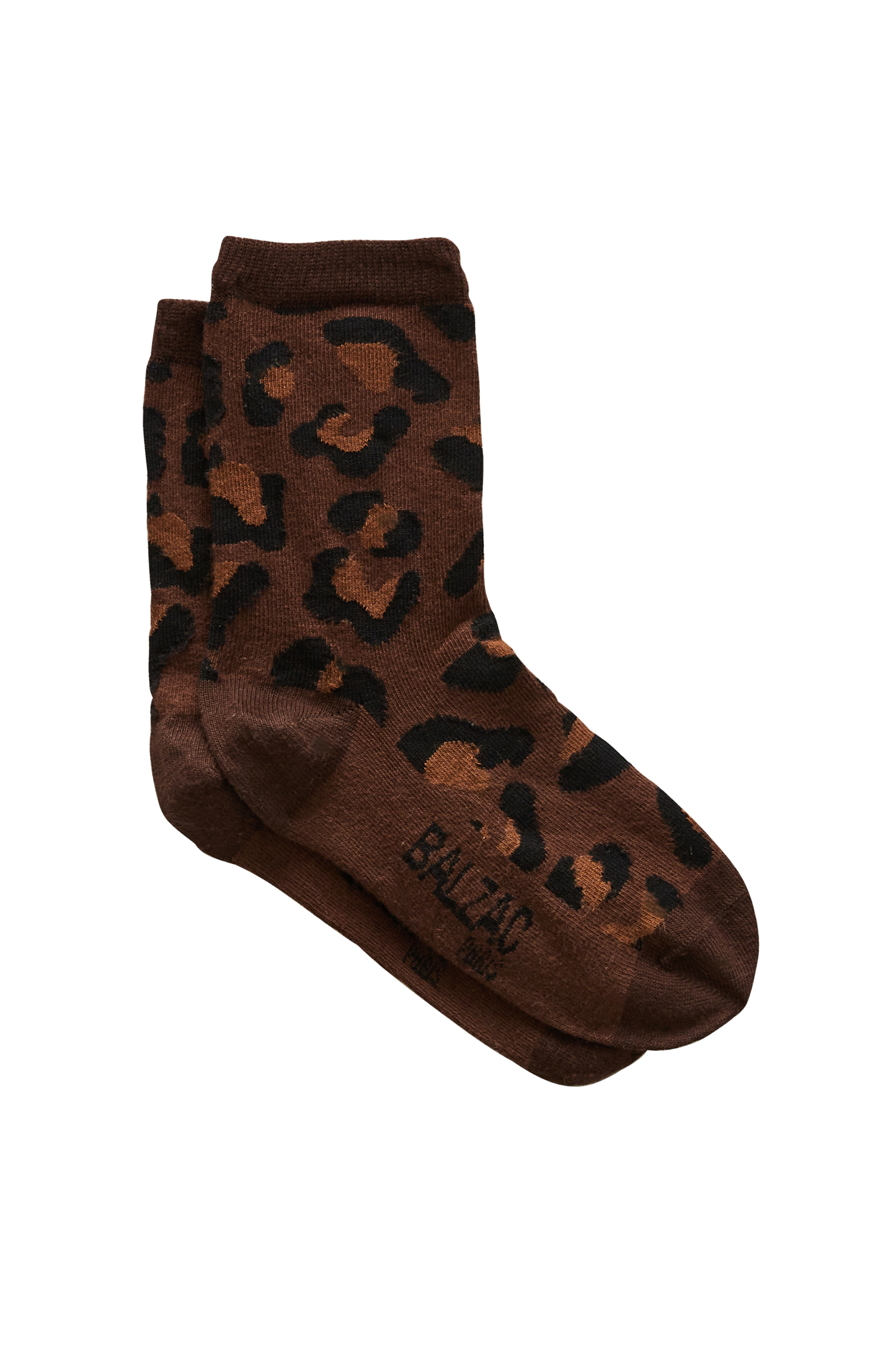 Chaussettes Léo léopard fauve