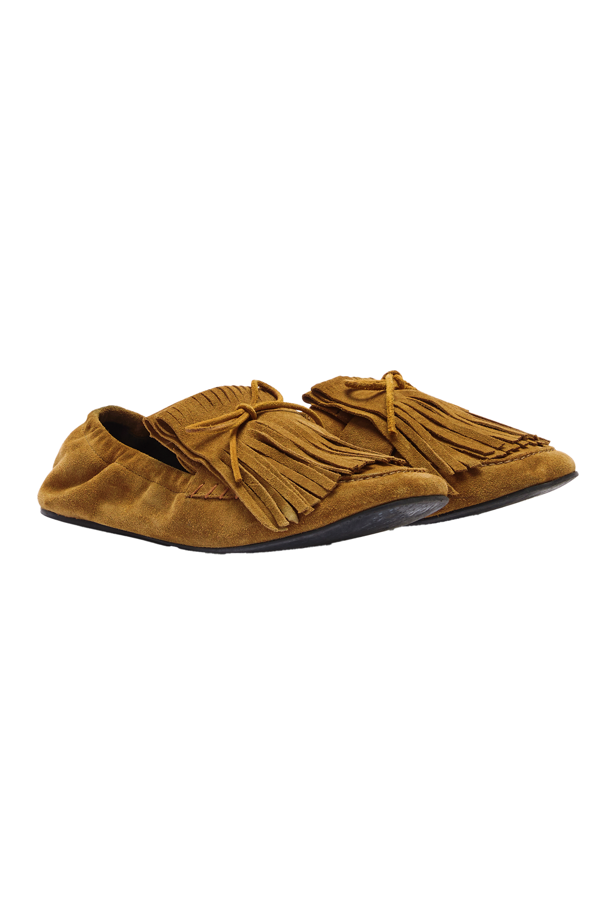Mocassins Alix frange kaki