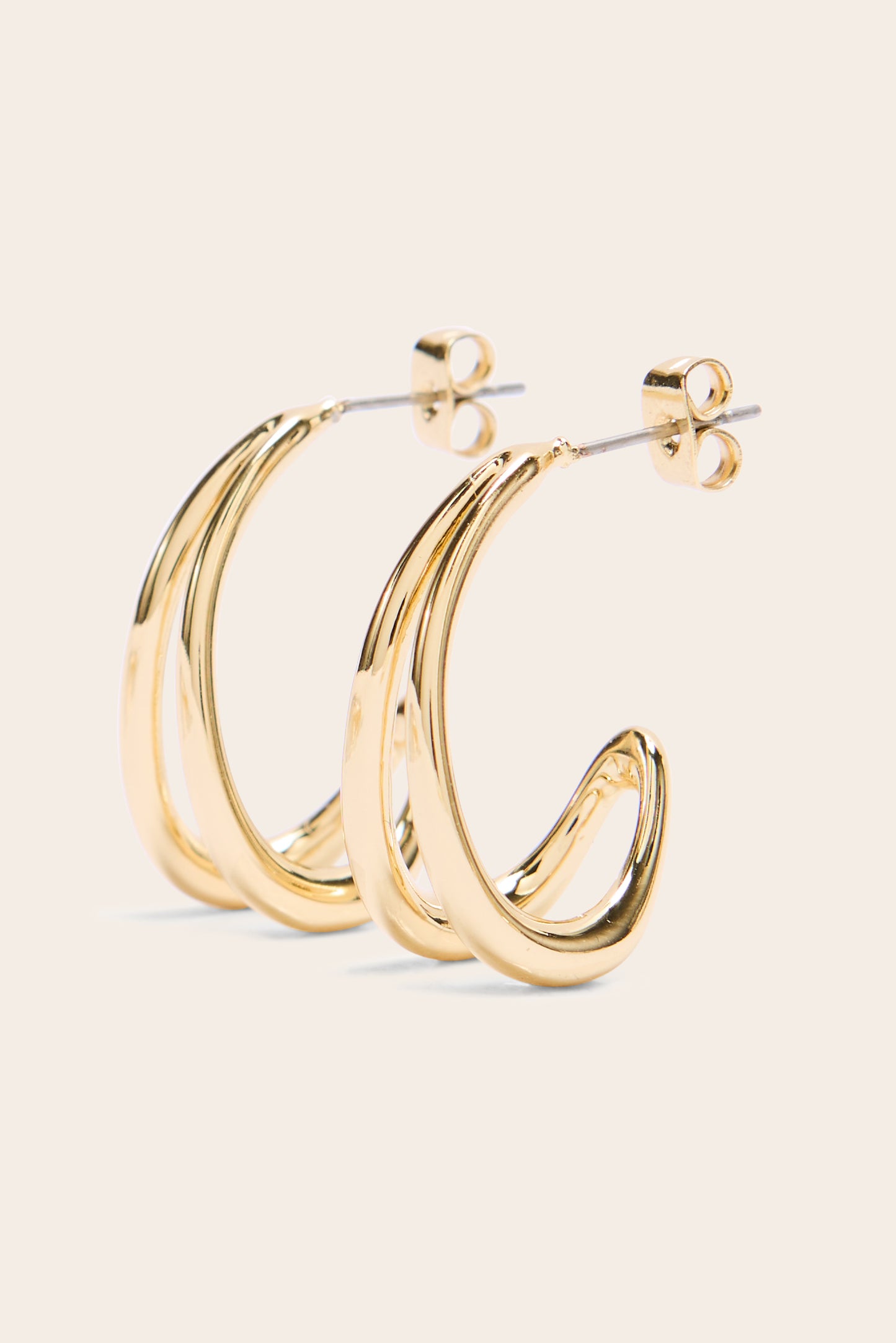 Boucles d'oreille Soline doré