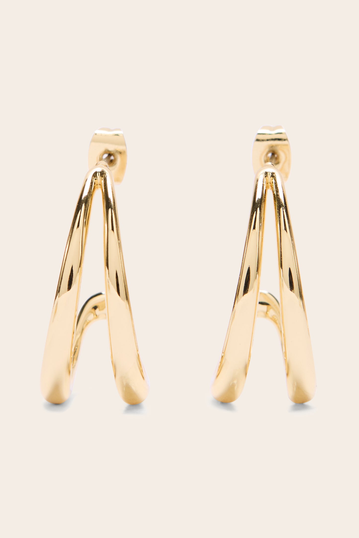 Boucles d'oreille Soline doré