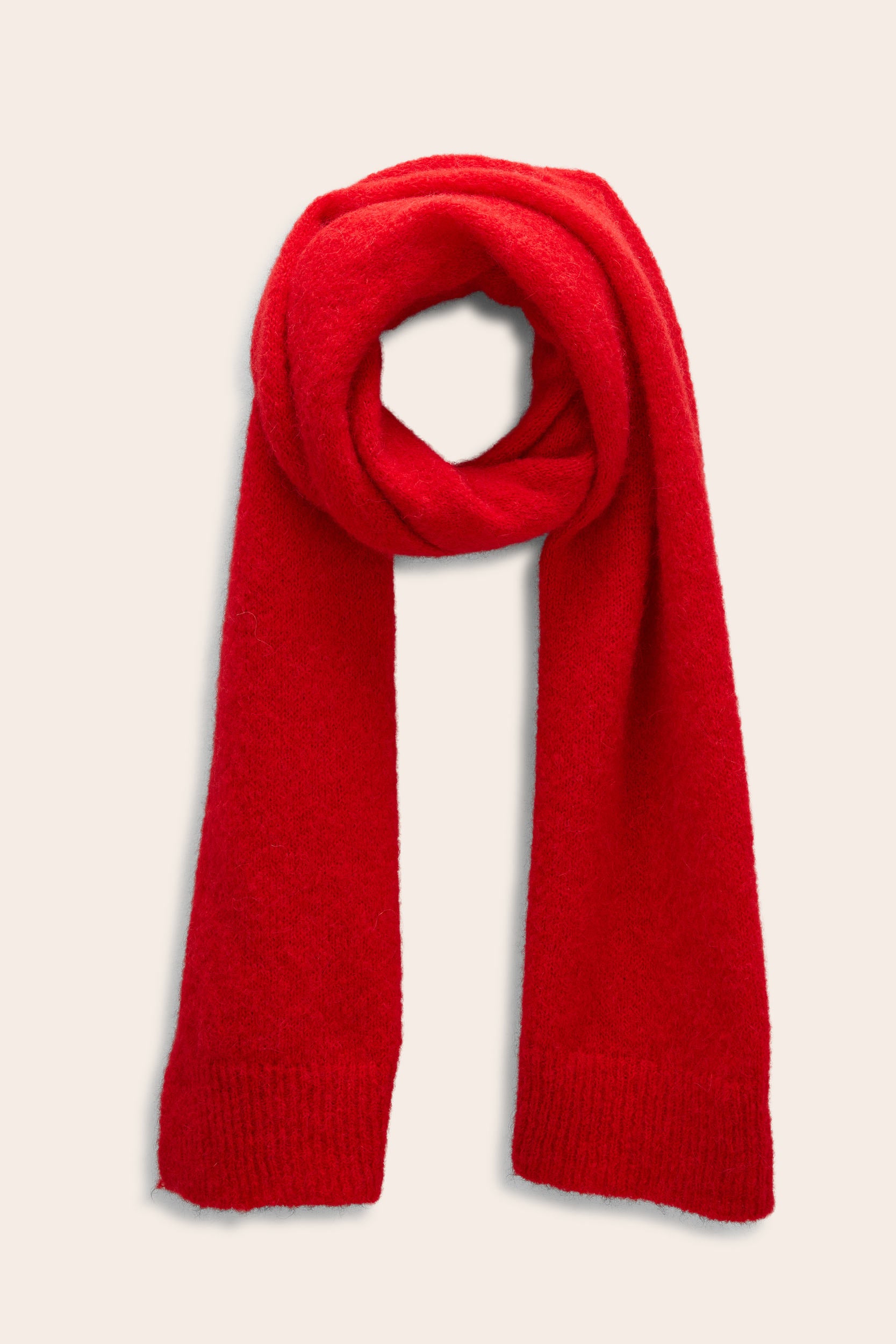 Scarf Julien red bright