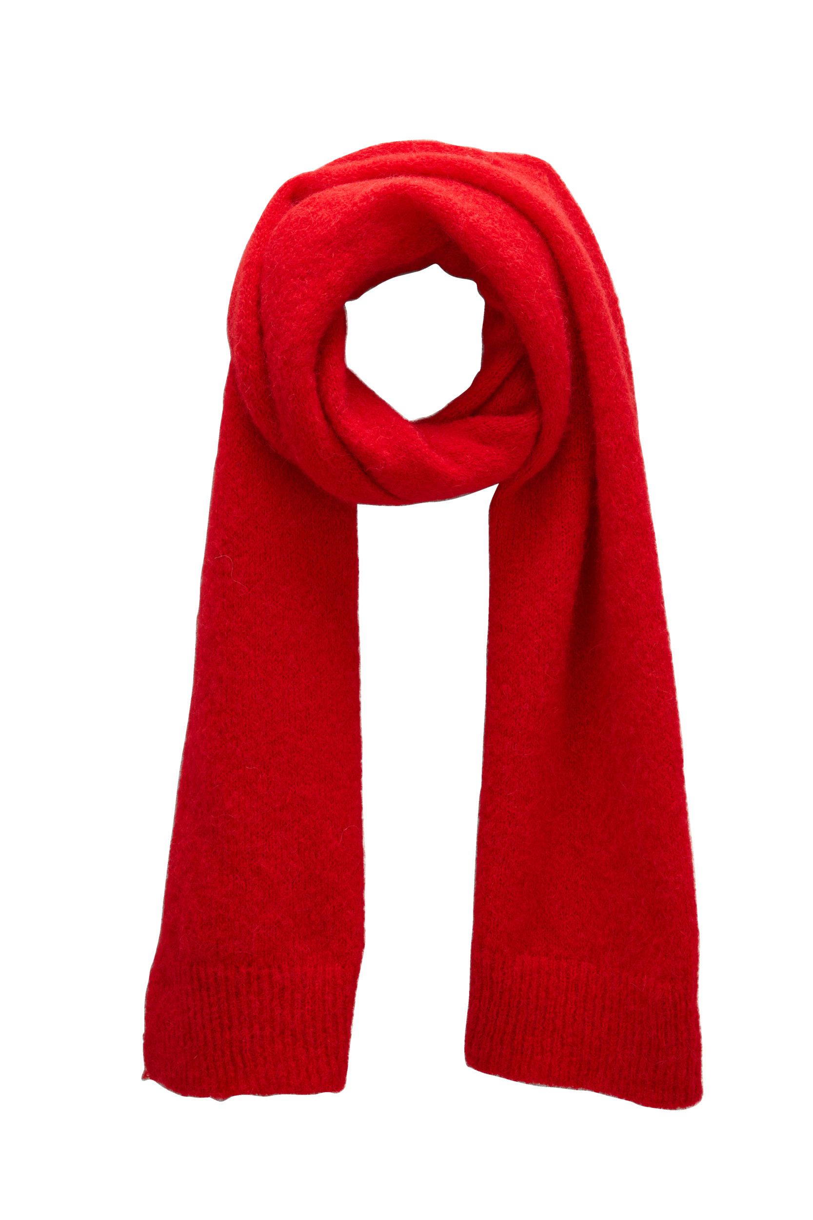 Scarf Julien red bright