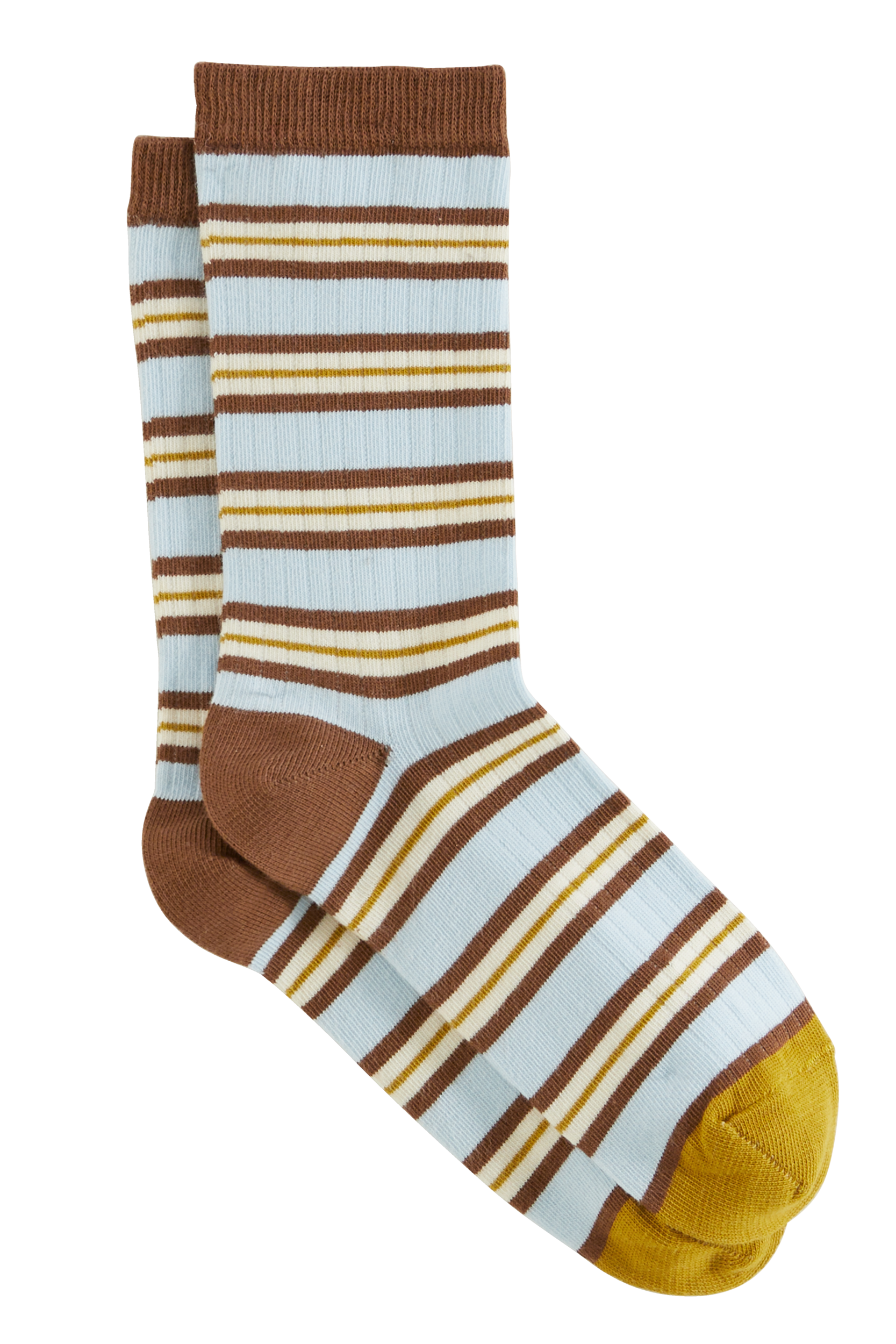 Socks Ella stripes yellow and blue