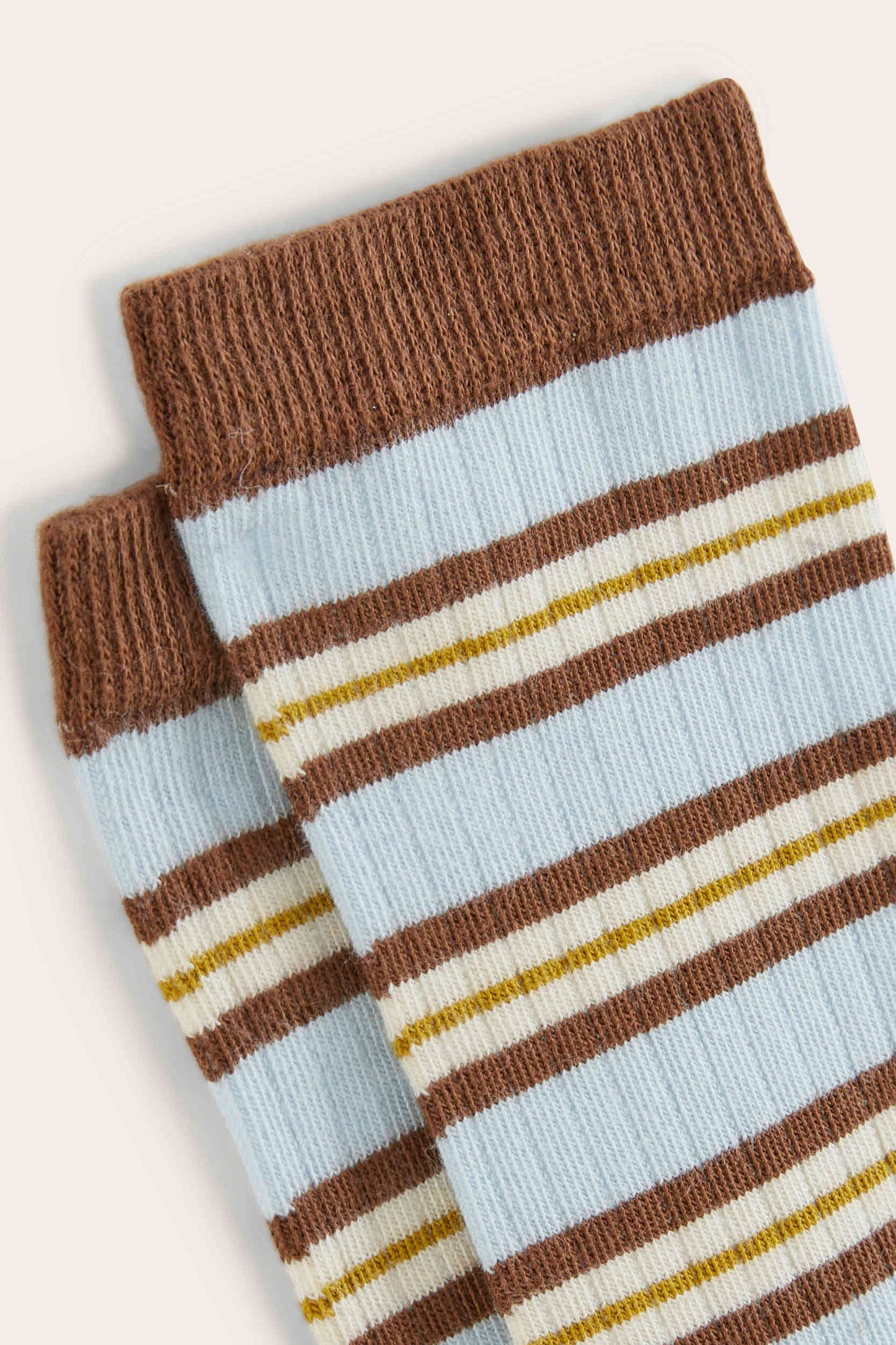 Ella socks, yellow and blue stripes