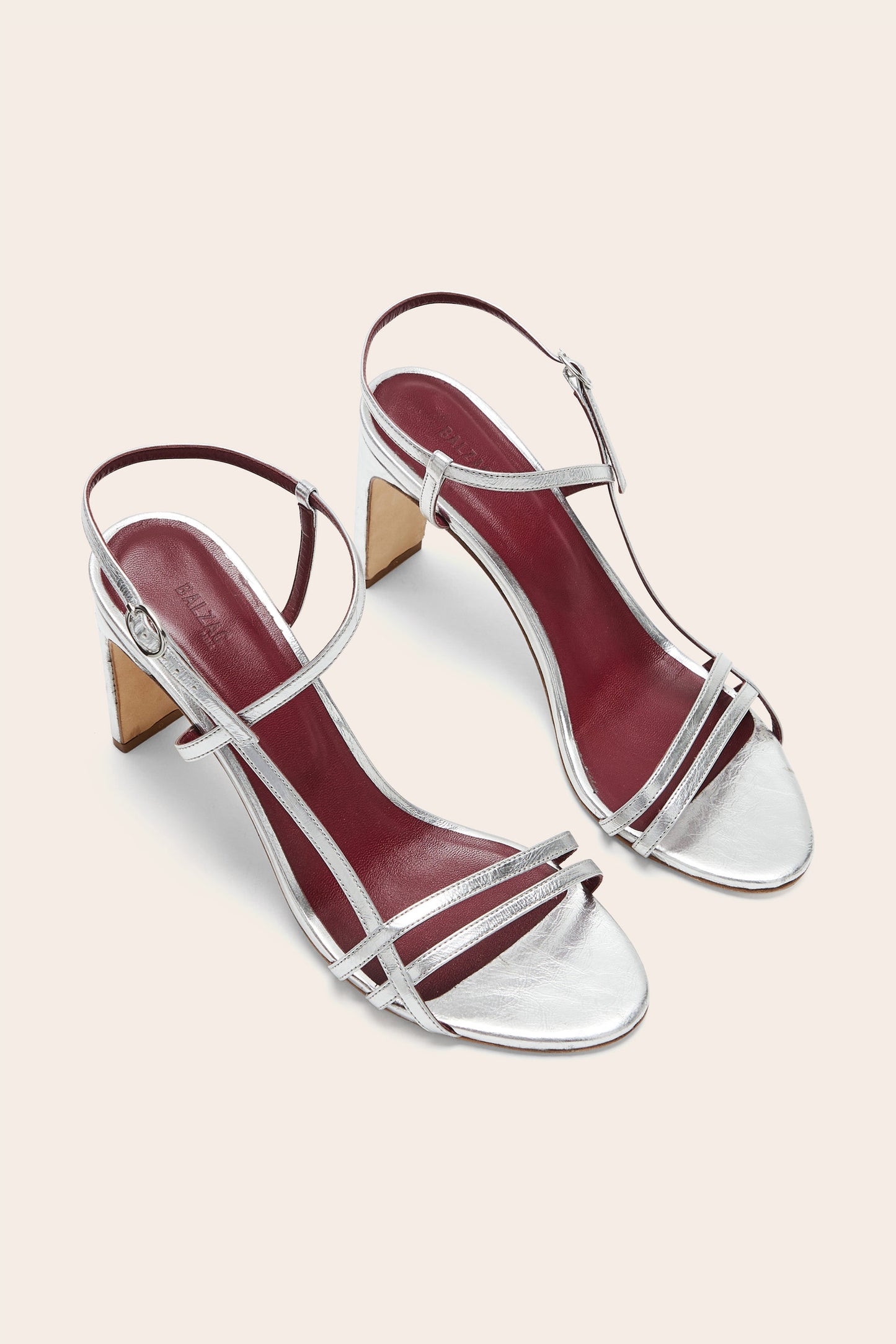 Cornelia silver sandals