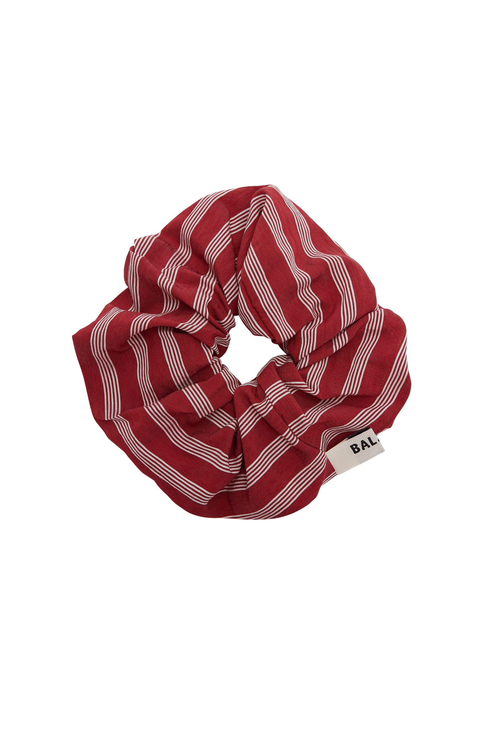 Scrunchie Billy XL stripes poppy red and white