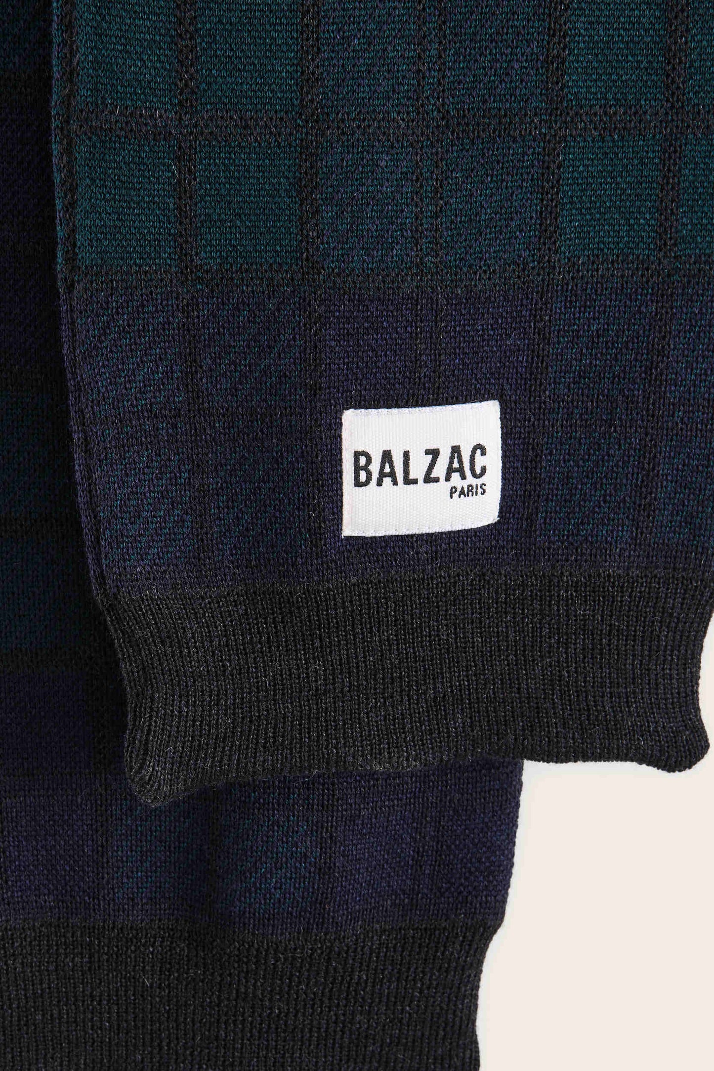 Cagoule Gigi tartan bleu et vert