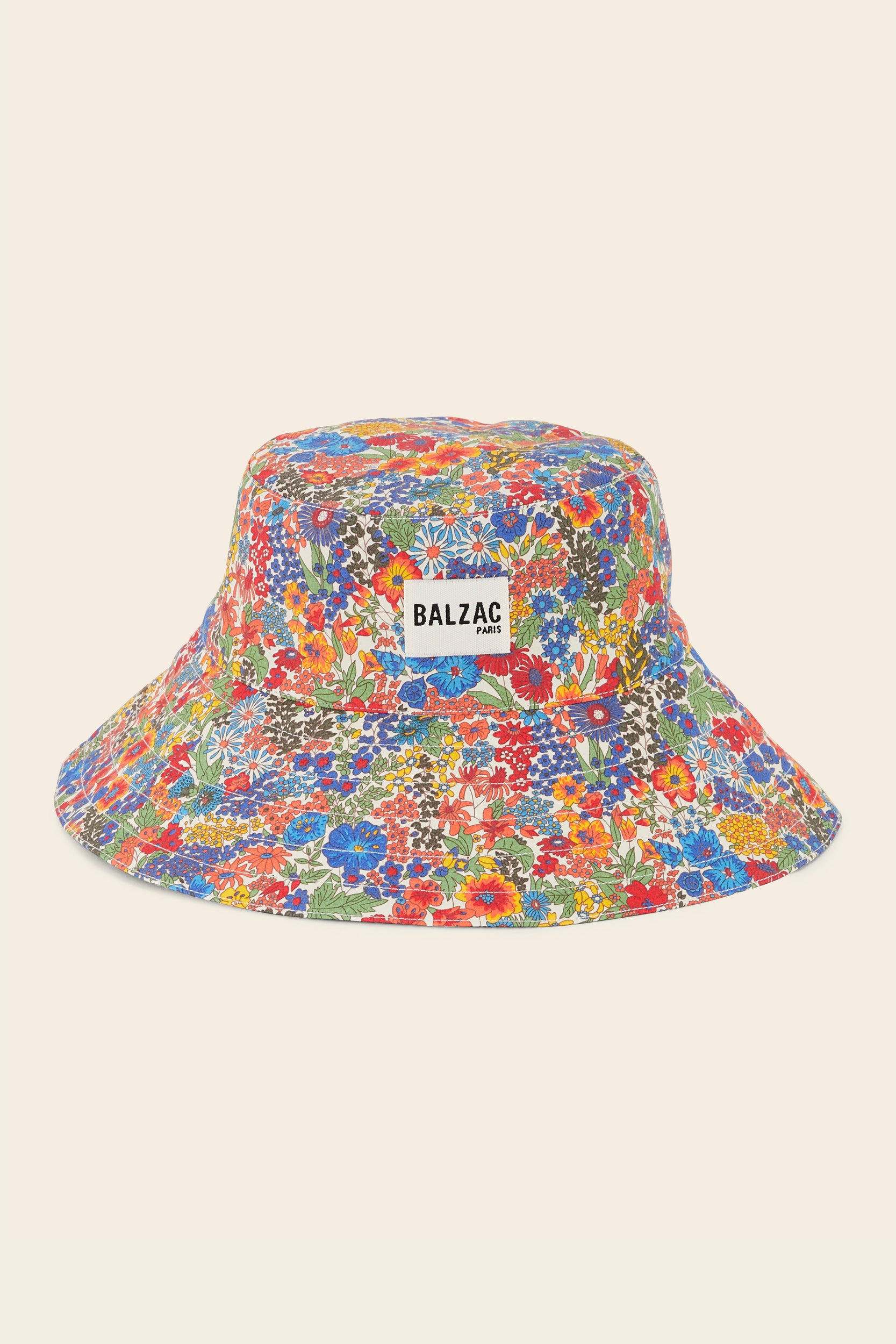 Bob Verveine in fabric Liberty blue and yellow and stripe navy
