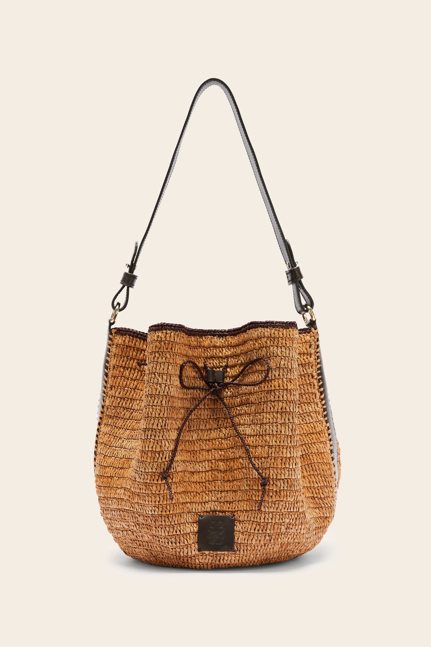 Panier Sola raphia et chocolat