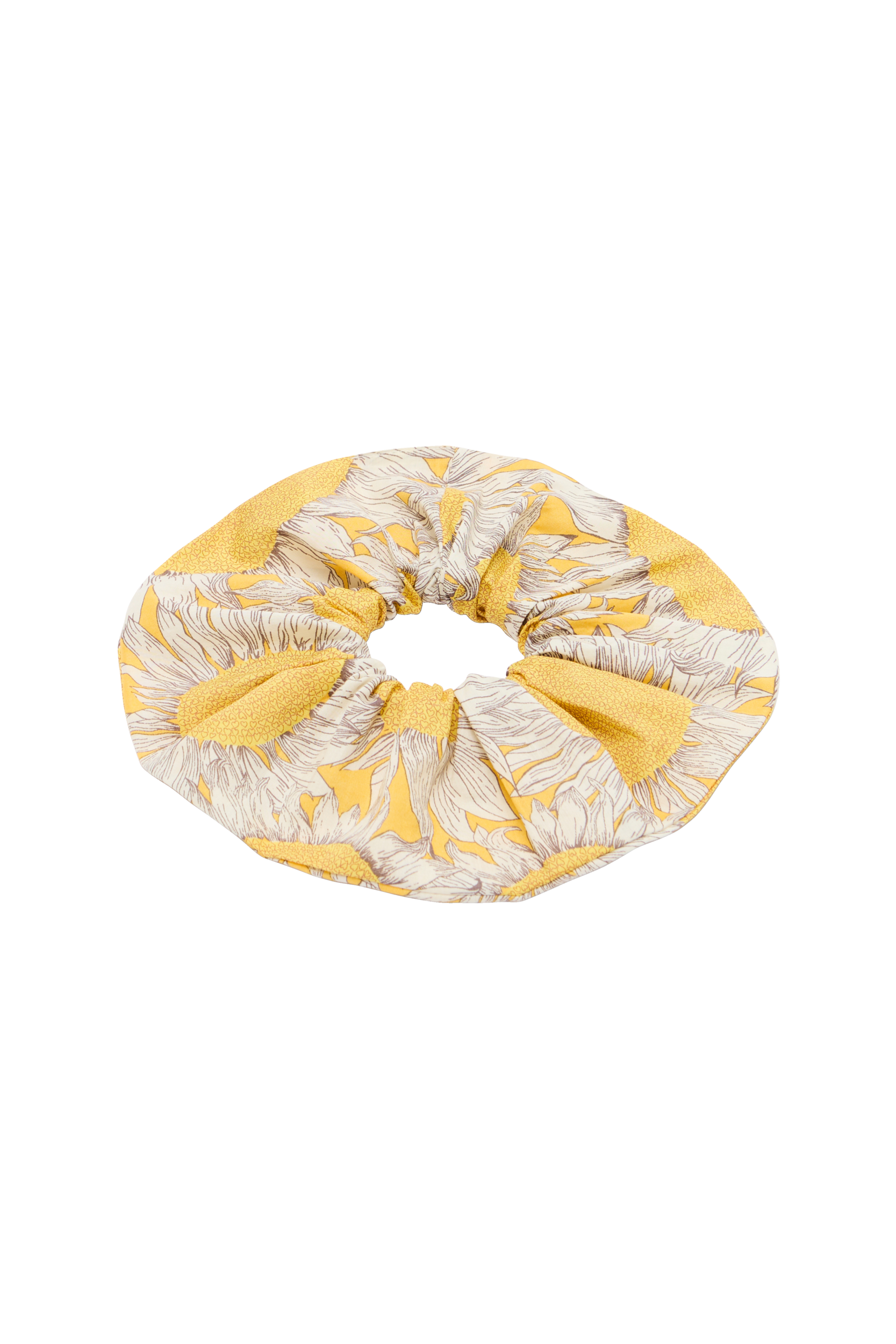 Scrunchie Billy XL printed Liberty tournesols yellow