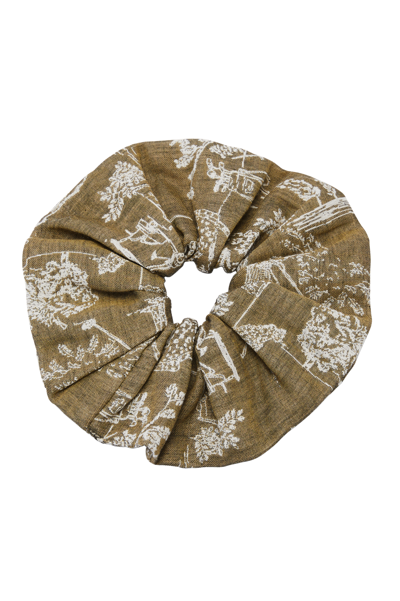 Scrunchie Billy XL printed canvas of combination khaki