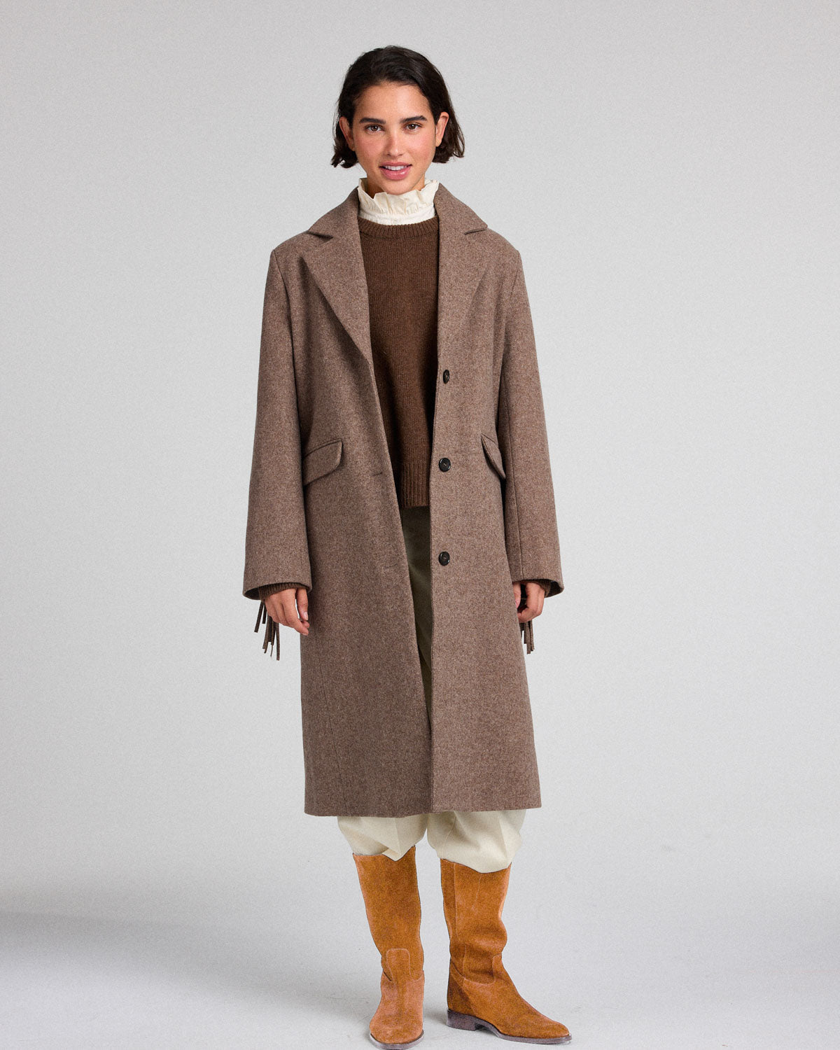 Coat Marcella châtaigne