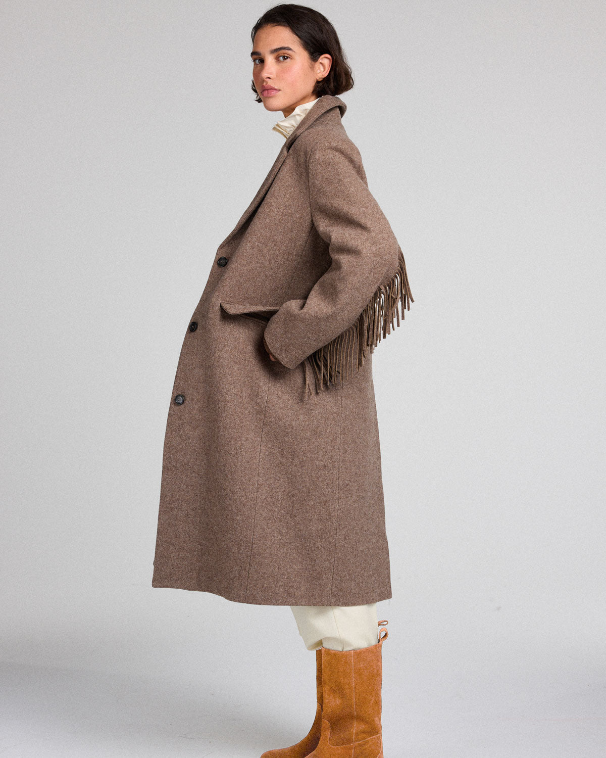Coat Marcella châtaigne
