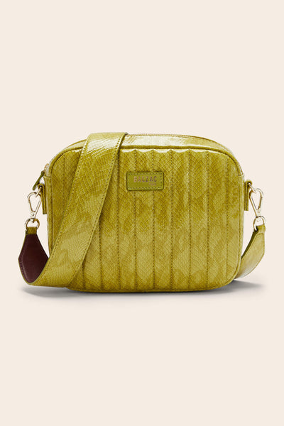 Sac César vernis embossé anis