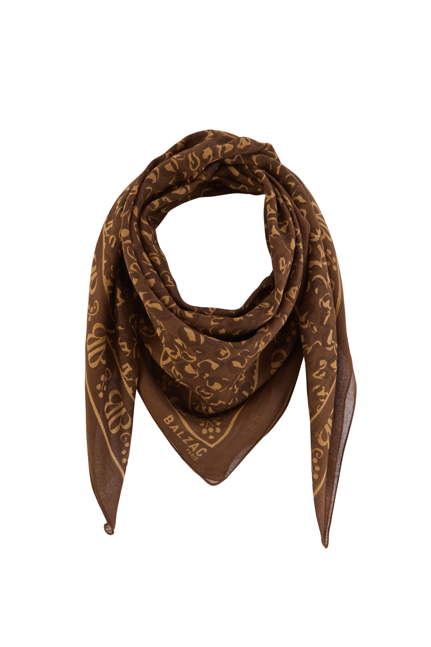 Johanna chocolate scarf