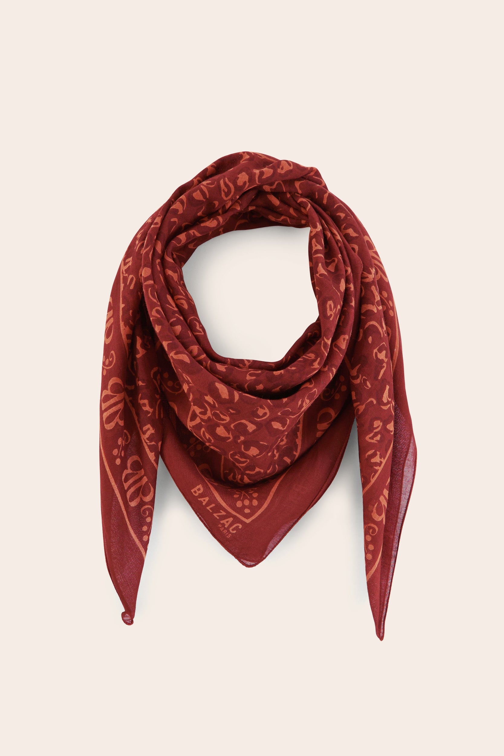 Scarf Johanna red