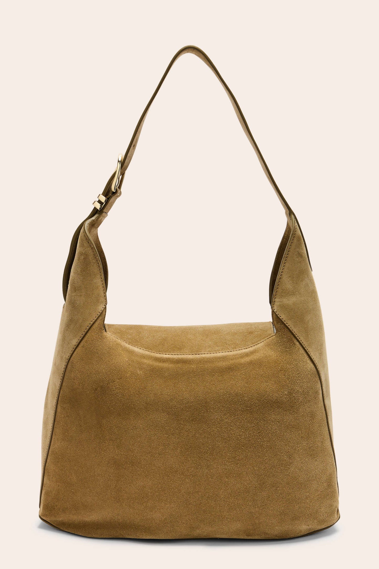 Gala bag in khaki split leather
