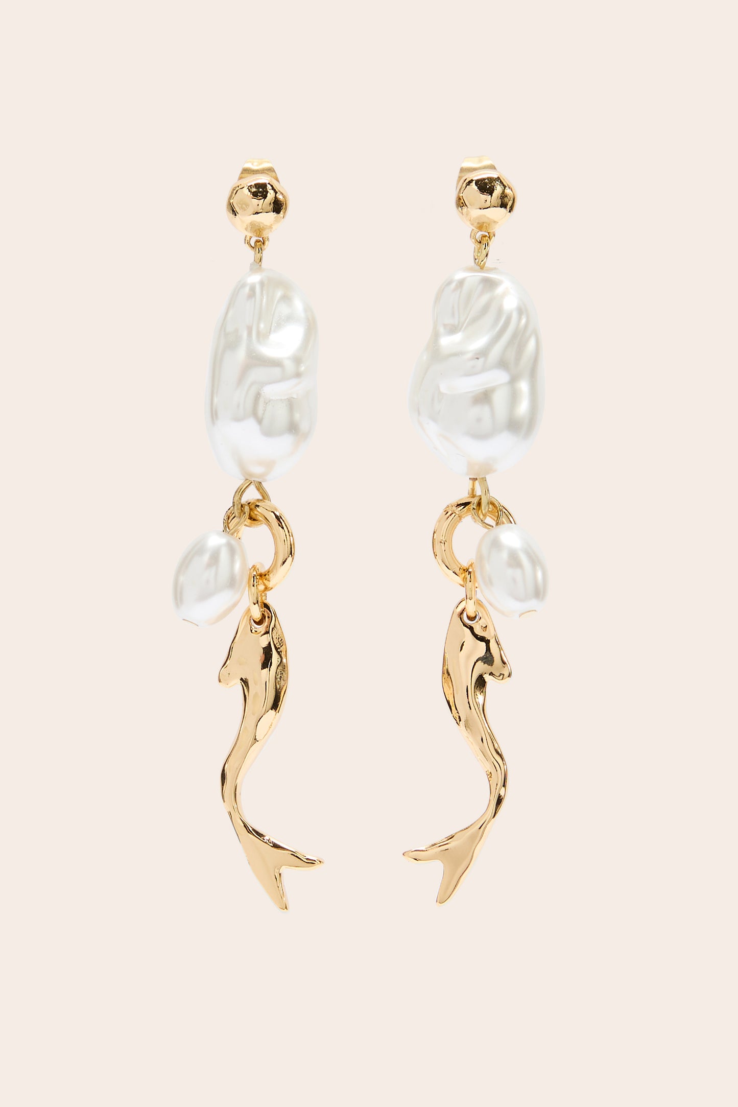 Boucles d'oreilles Olivia poisson doré