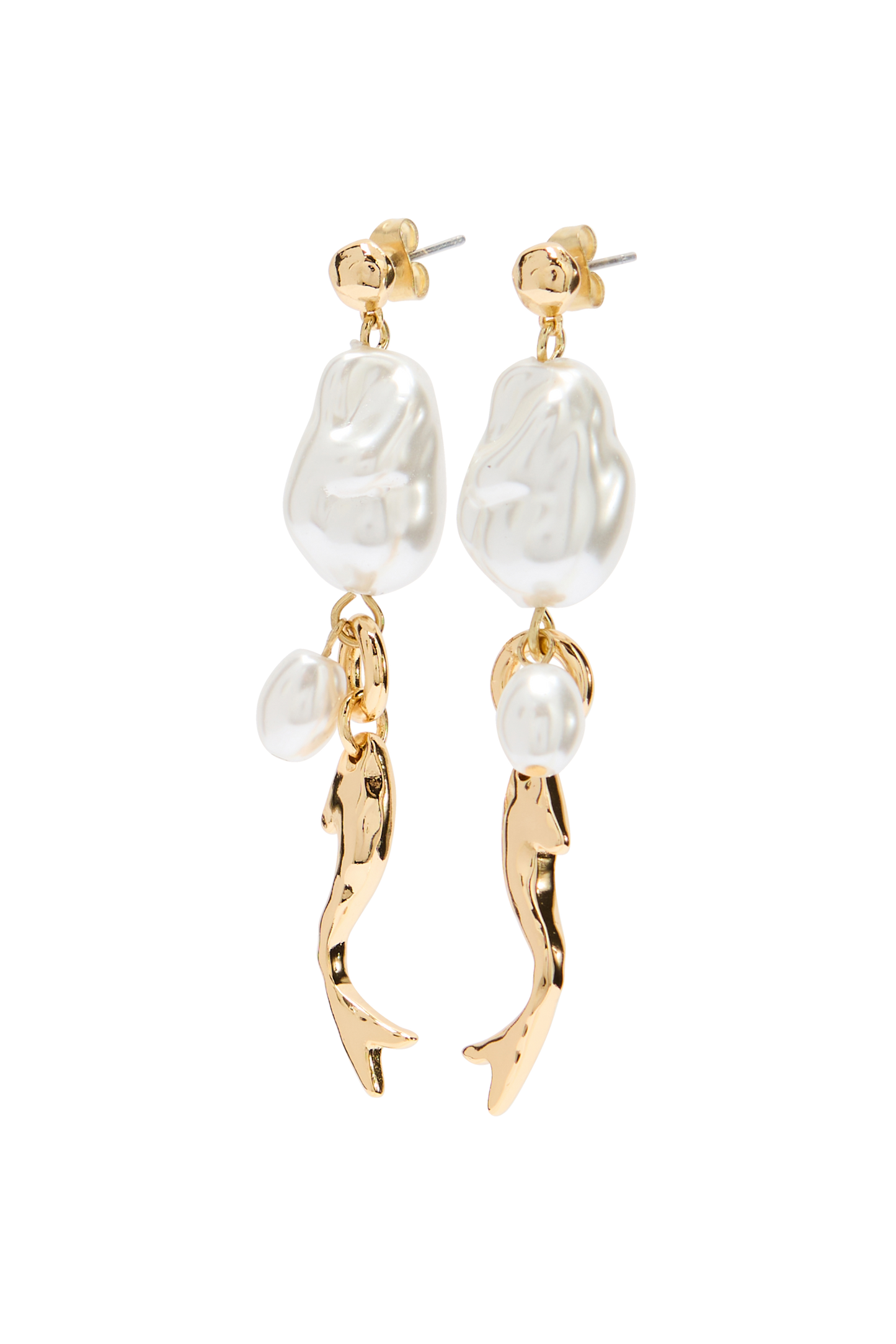 Boucles d'oreilles Olivia poisson doré