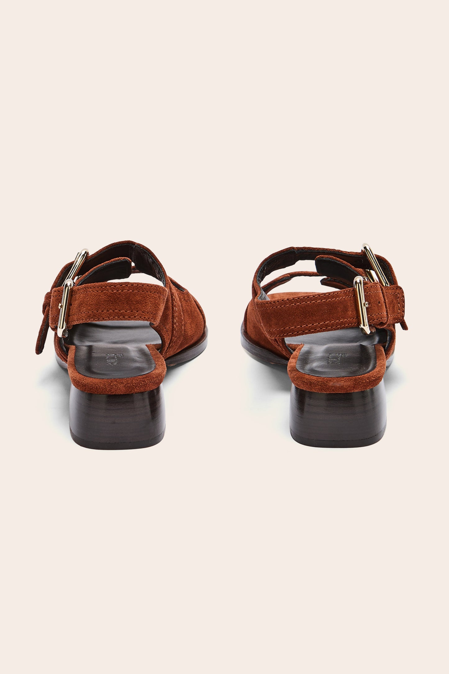 Flor brick suede sandals