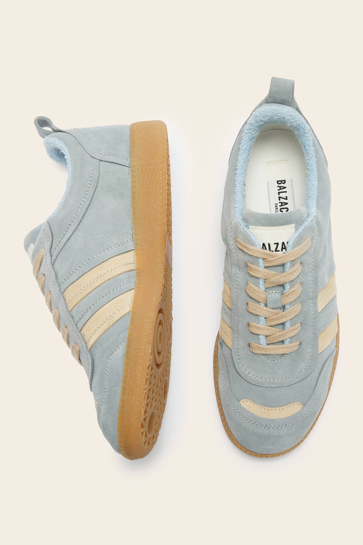 Quinn sneakers in blue and beige