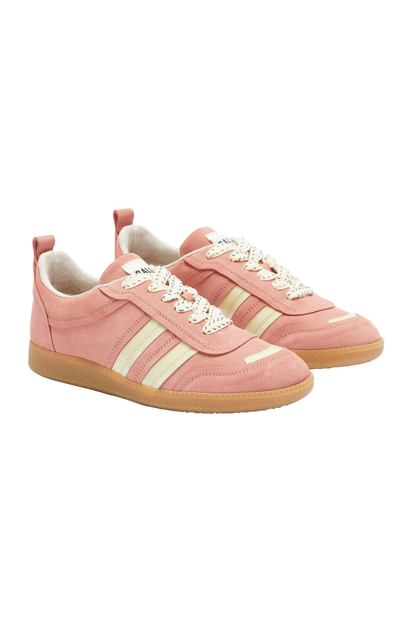 Quinn sneakers in pink and butter yellow