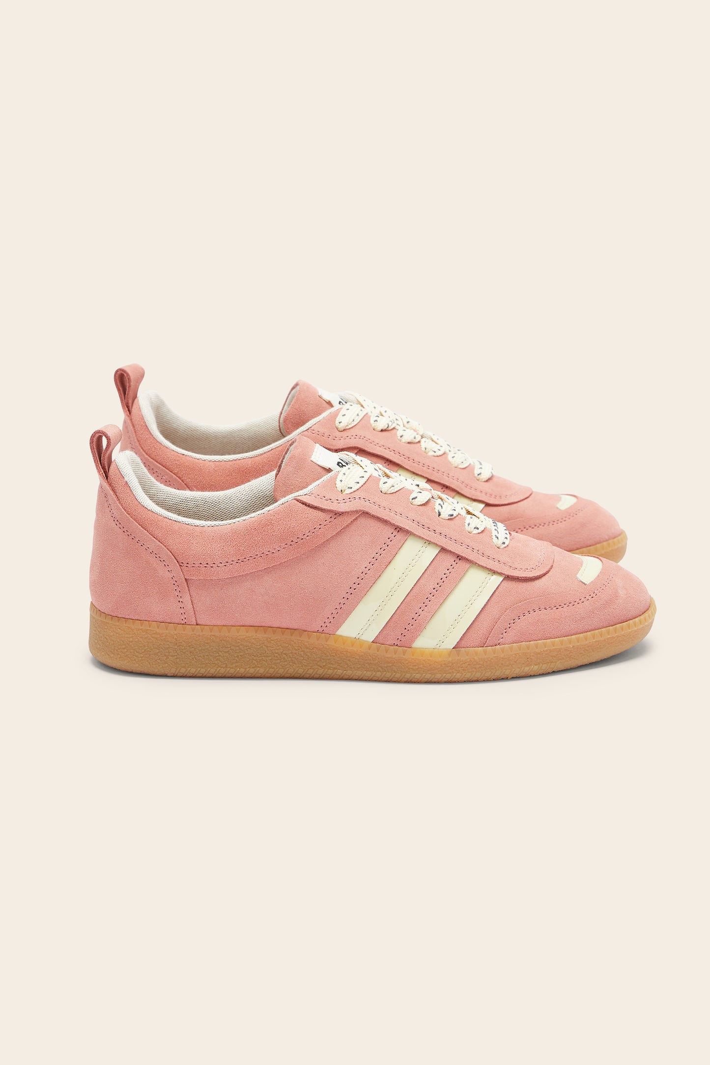 Quinn sneakers in pink and butter yellow