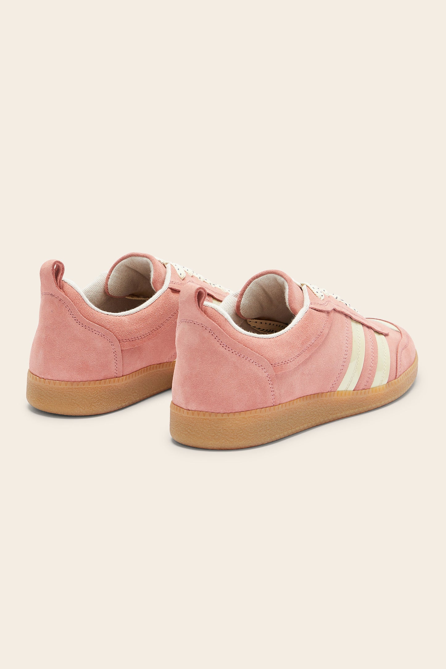 Quinn sneakers in pink and butter yellow