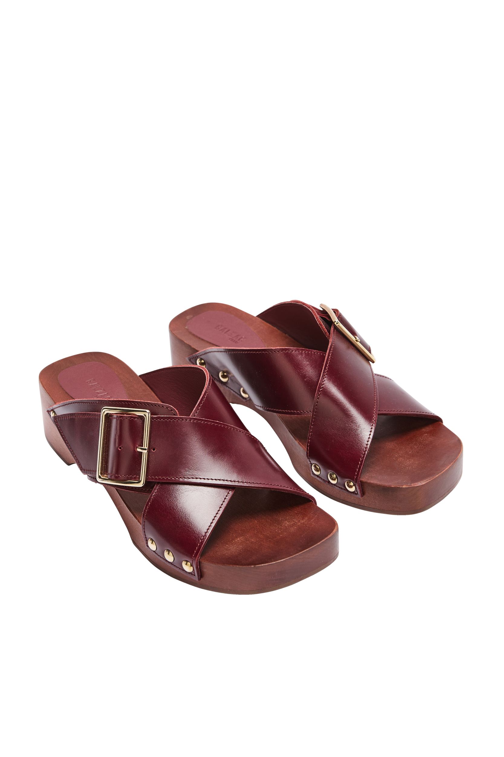 Sabots Janis burgundy