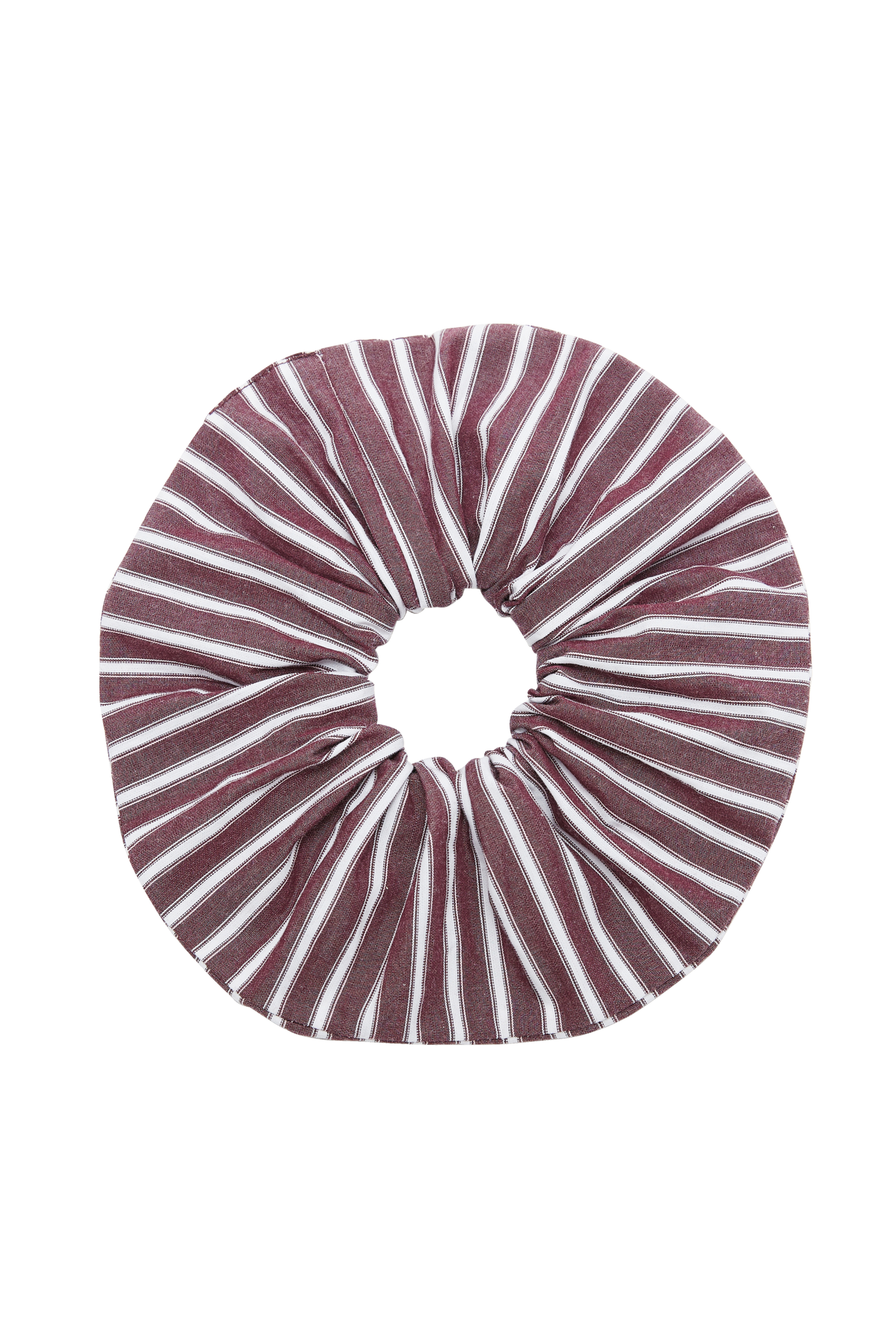 Billy XL scrunchie plum stripes