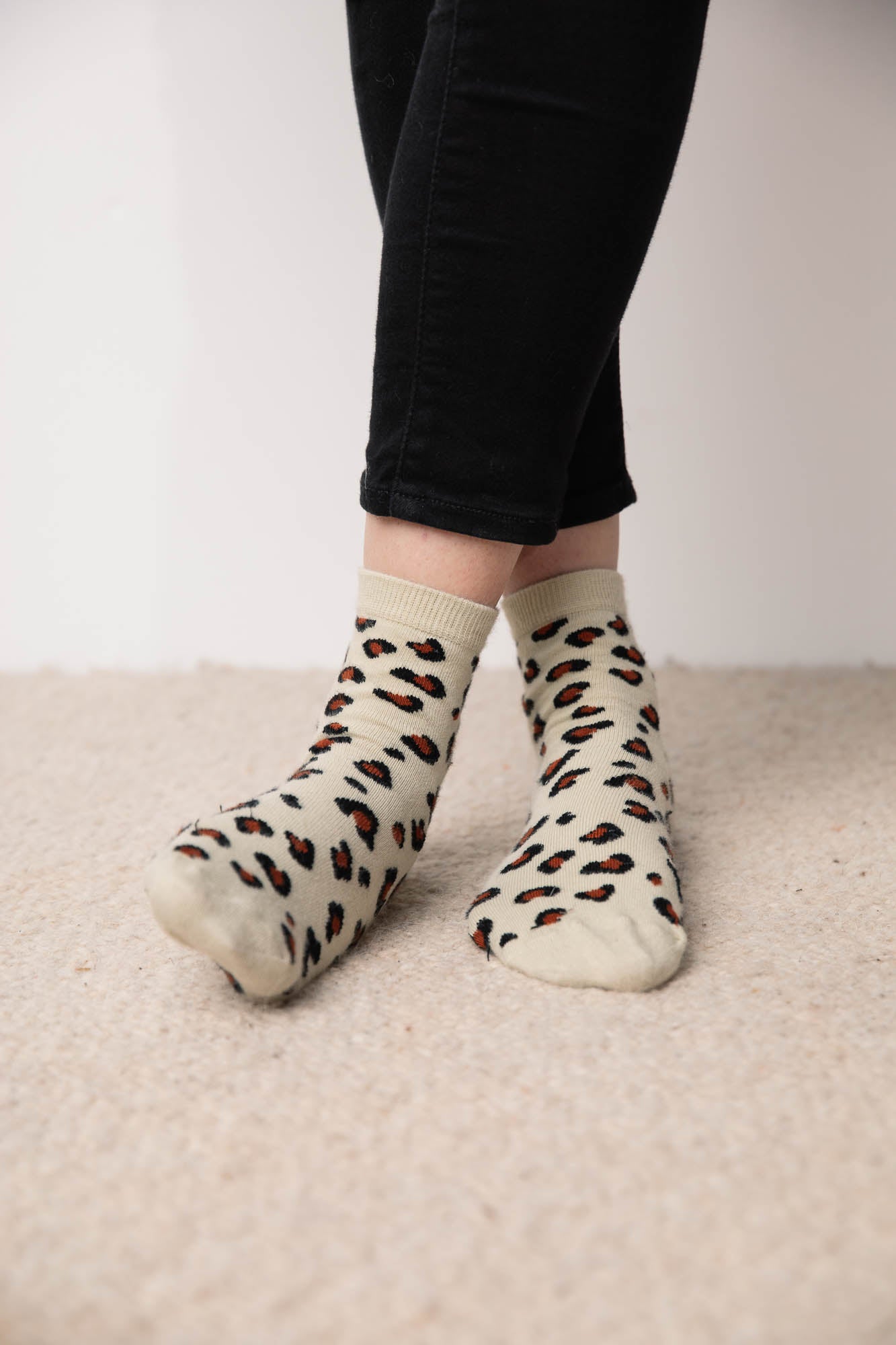 6 Paires Chaussettes Léopard Femme - Sport Et Décontracté - Imprimé Tendence - Confort Polyester