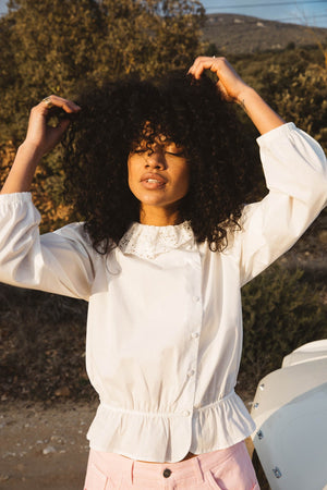 Imelda natural white shirt