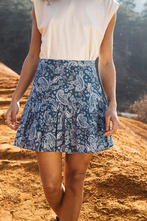Bandana Print Carola Skirt