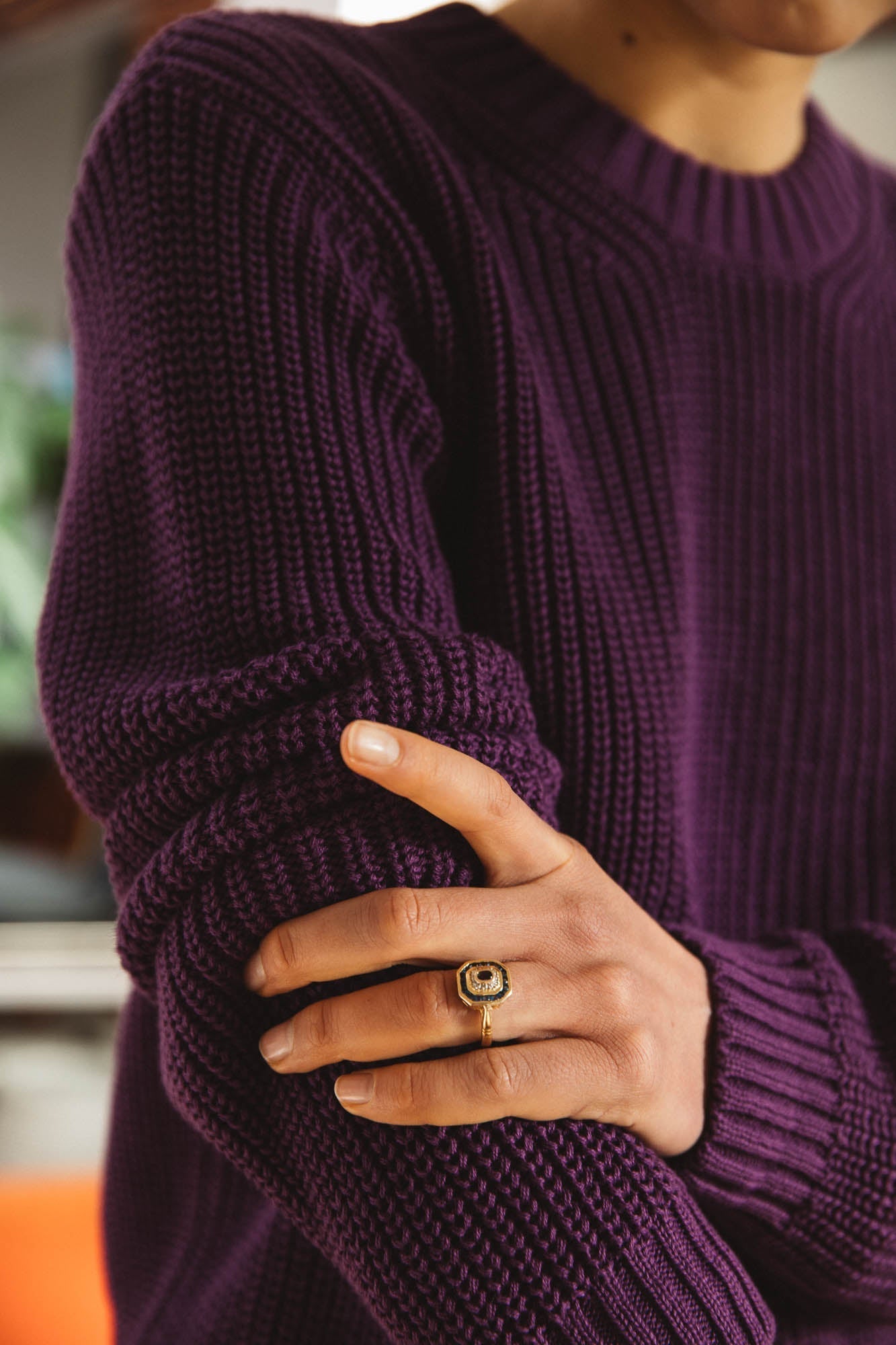 Purple Ruby sweater Balzac Paris