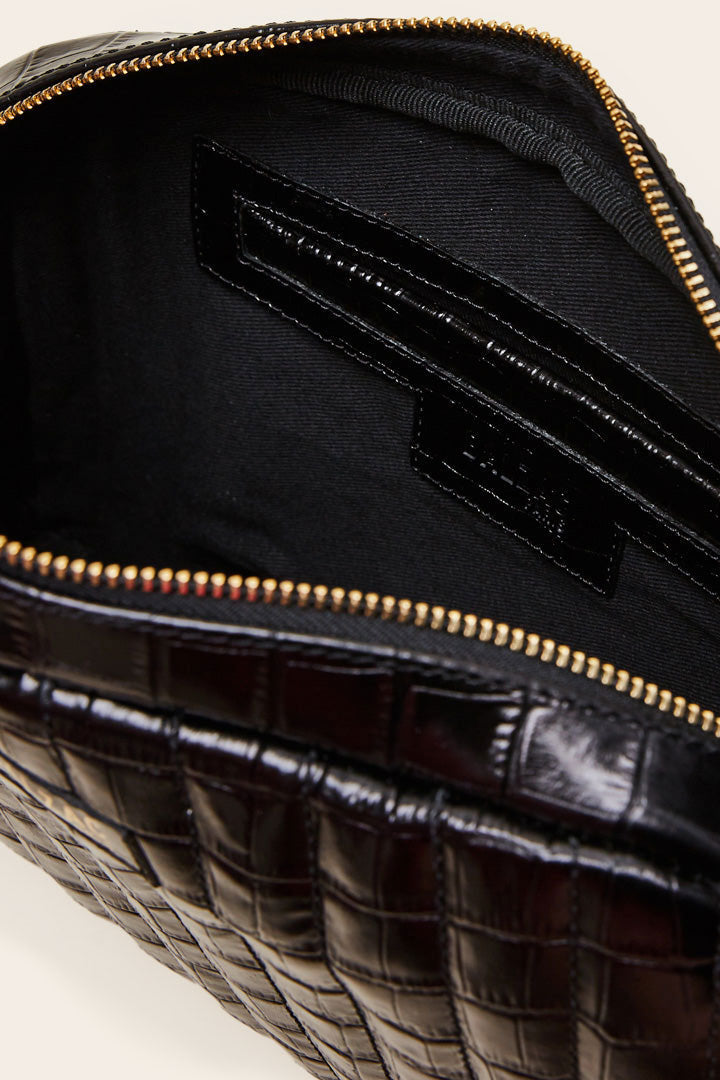 Embossed black Grand Cesar bag