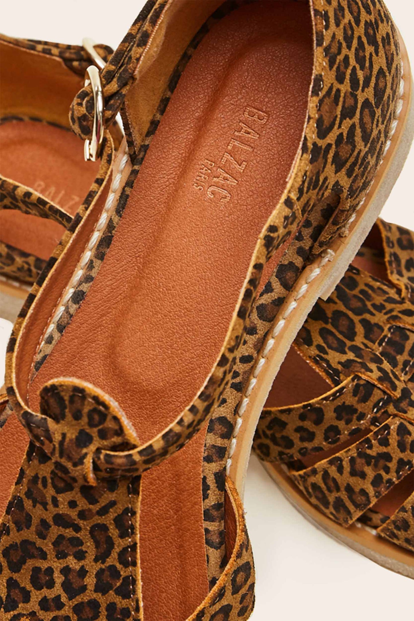 Theoline leopard Mary Janes