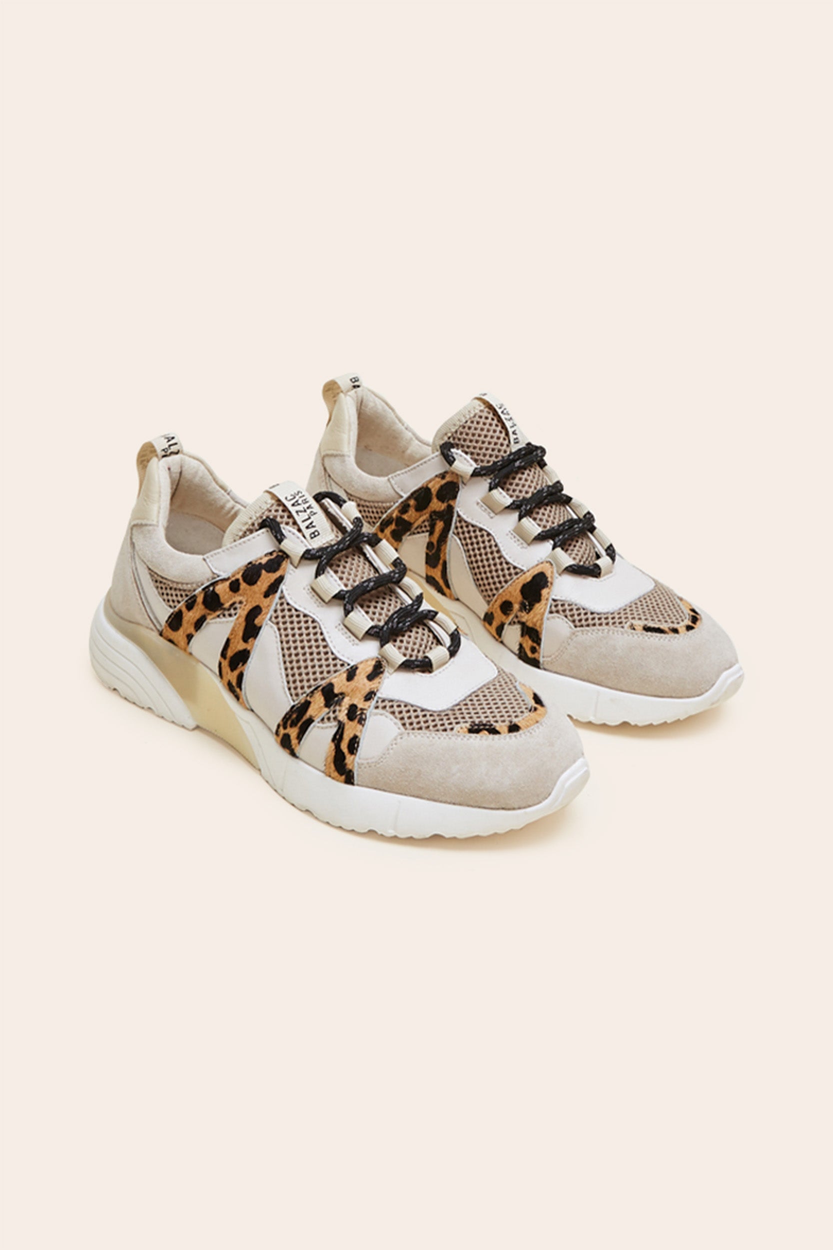 Sneakers Astor sand and cheetah