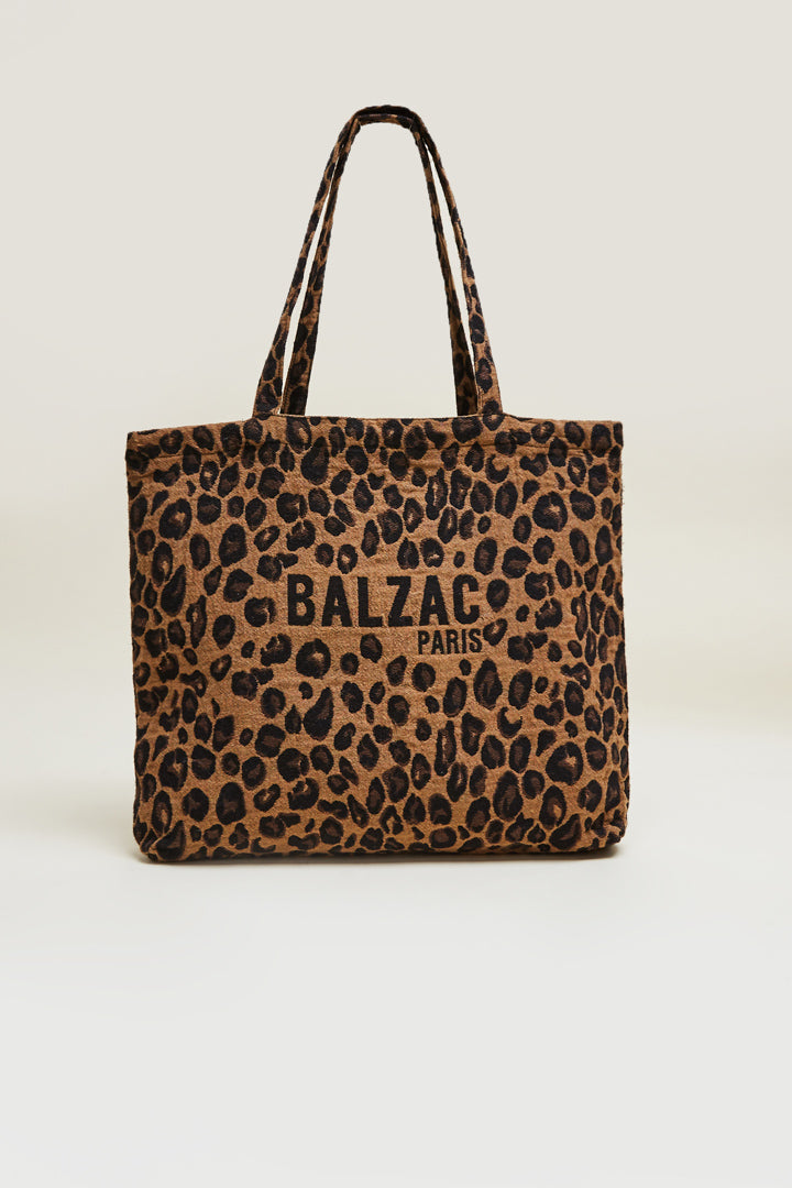 leopard tote