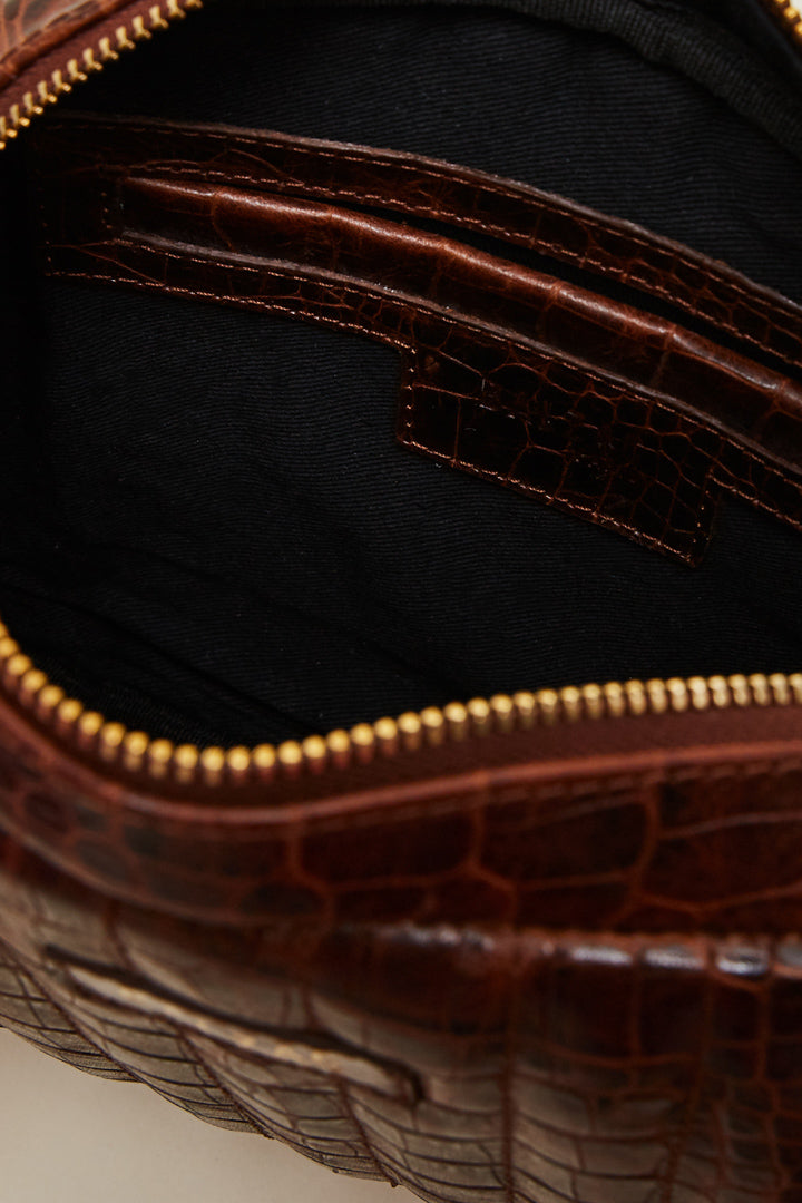 Bag César cognac embossed
