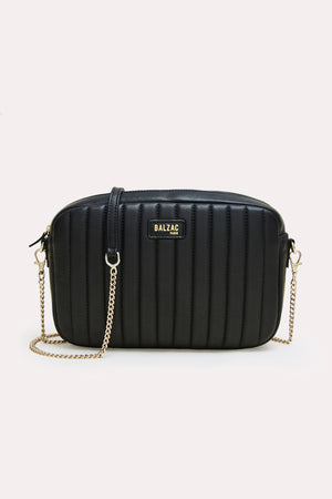 Smooth black Large César bag