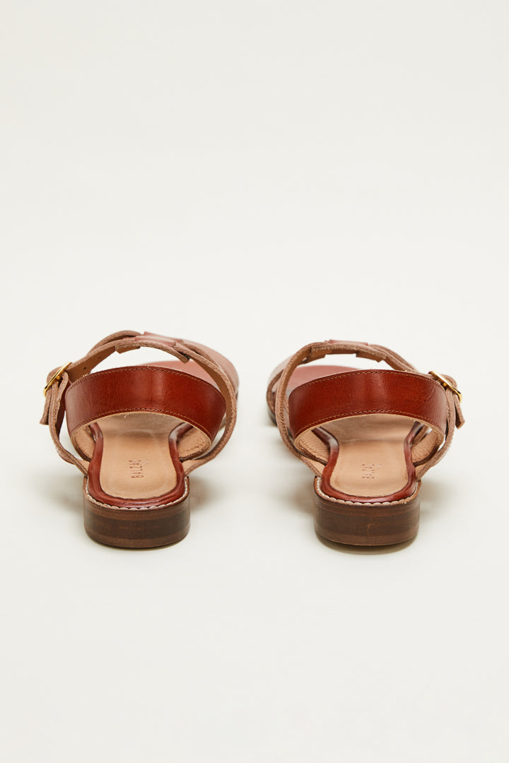 Aube cognac sandals