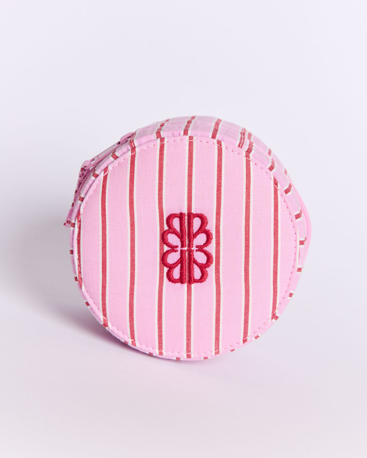 Aura striped pink and red jewelry box