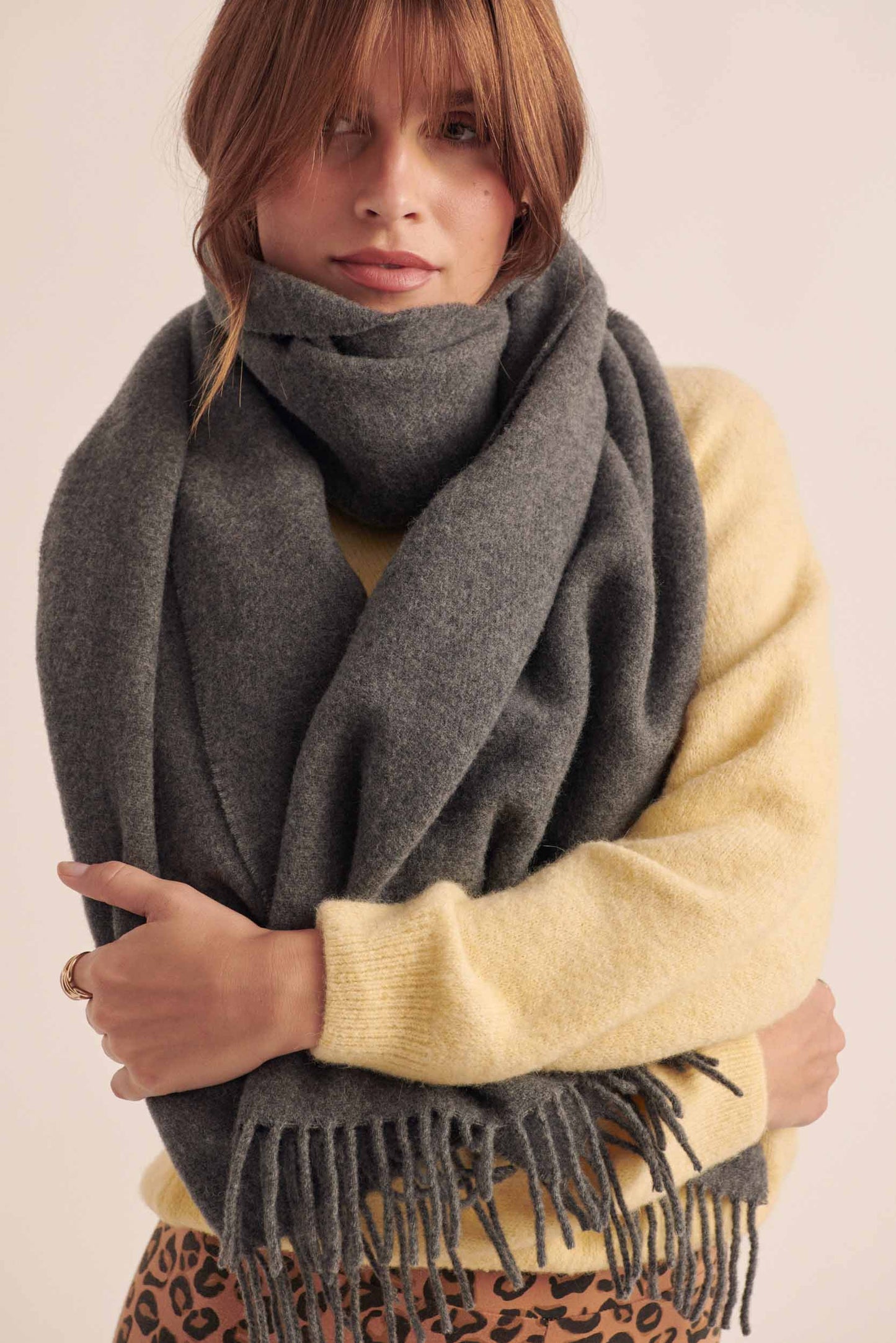 Gray Public scarf