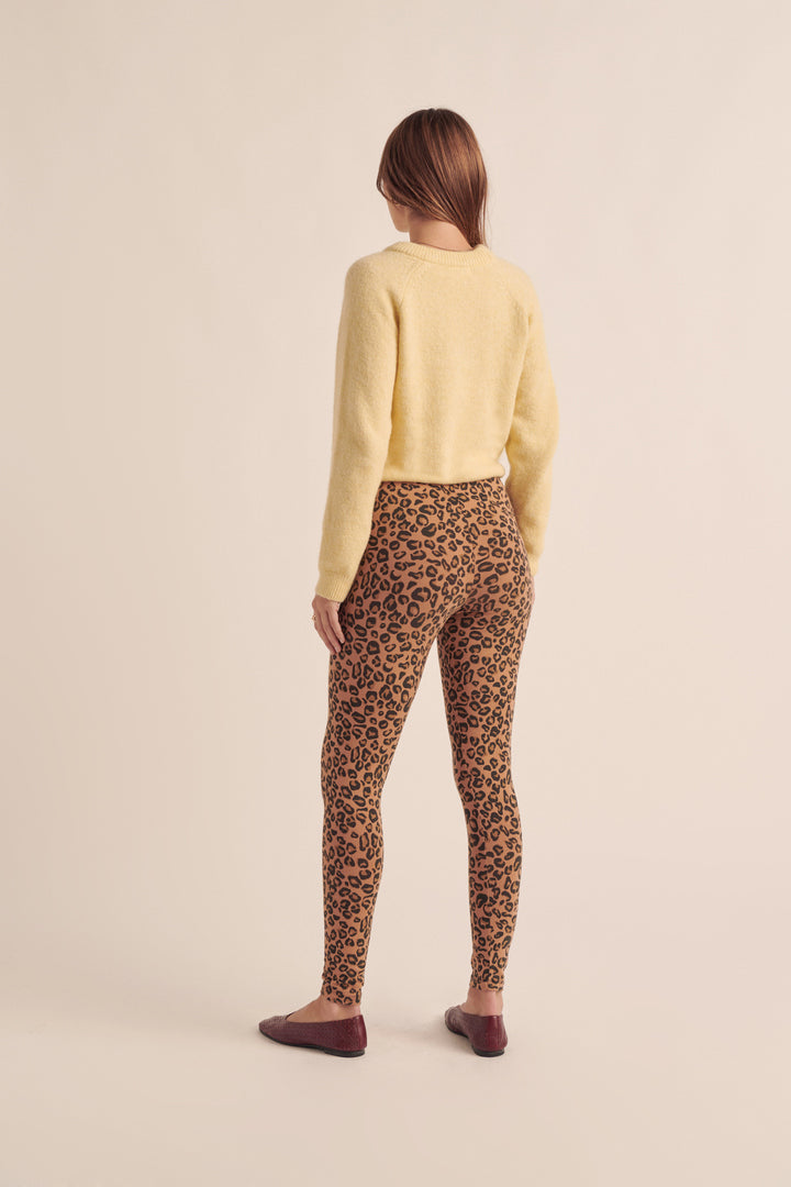 Coffee leopard calm leggings