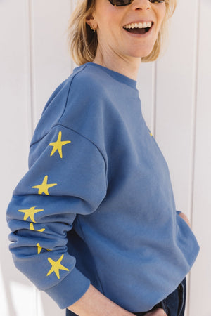 Harlow El Capo blue sweatshirt