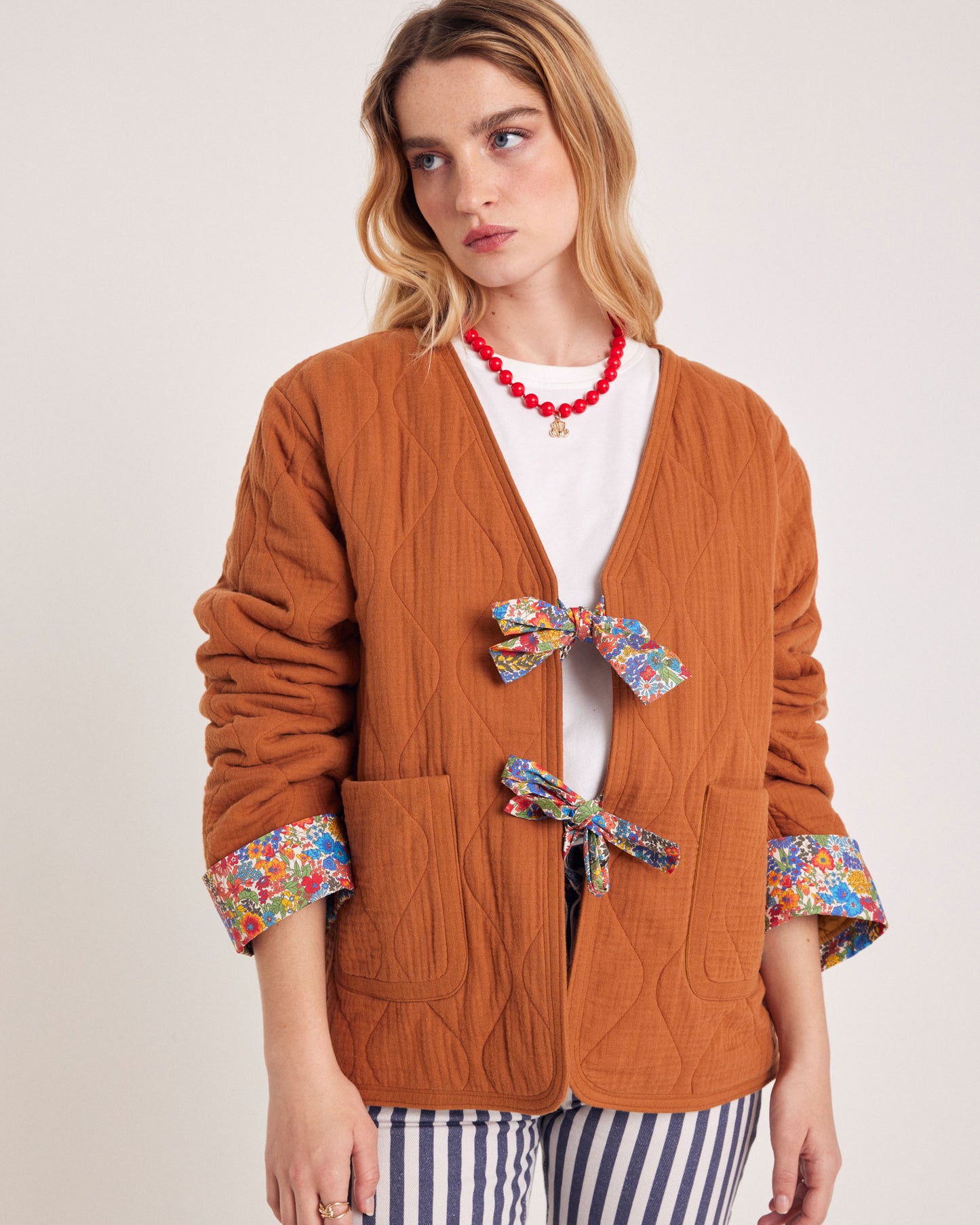 Poppy terracotta jacket