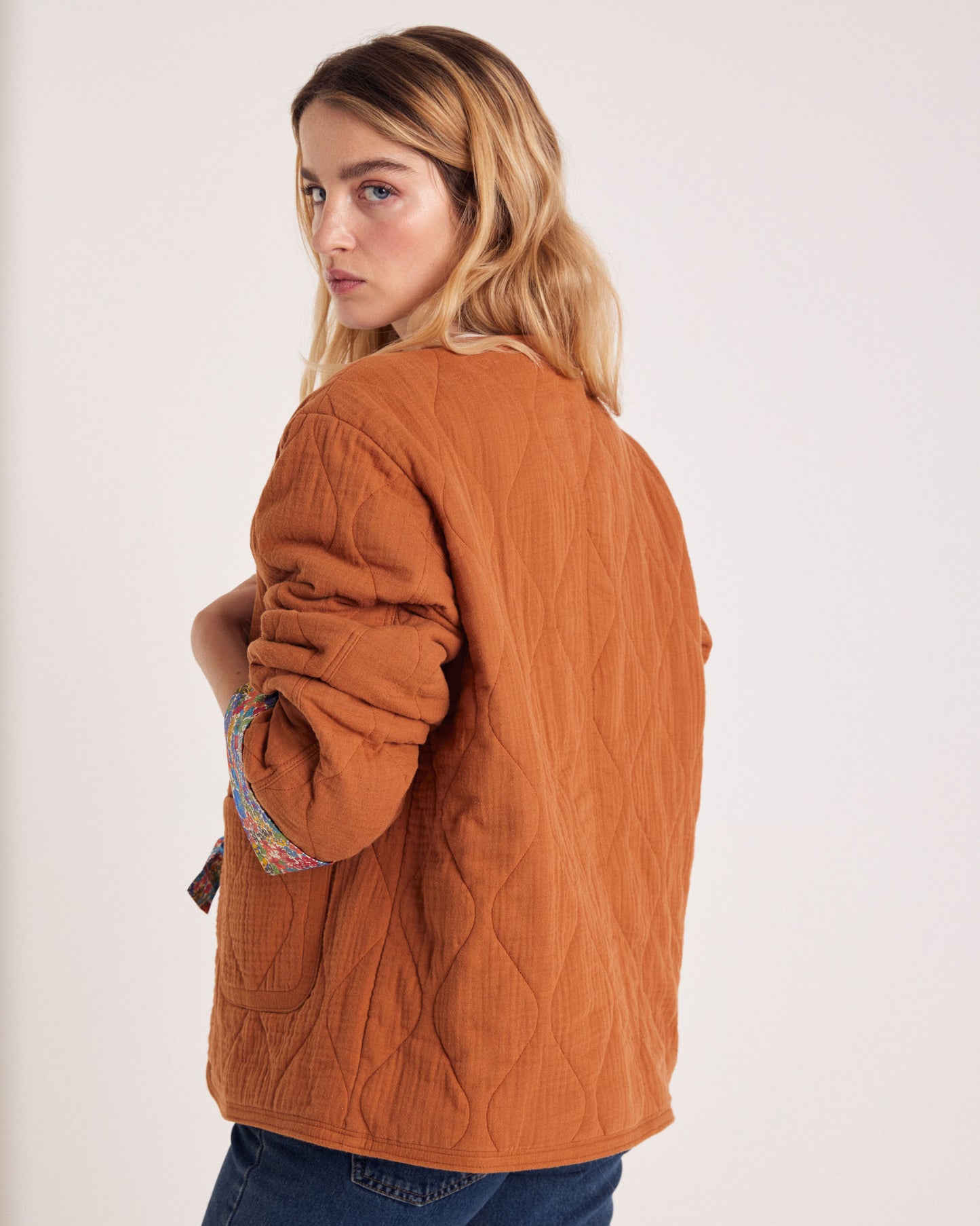 Poppy terracotta jacket