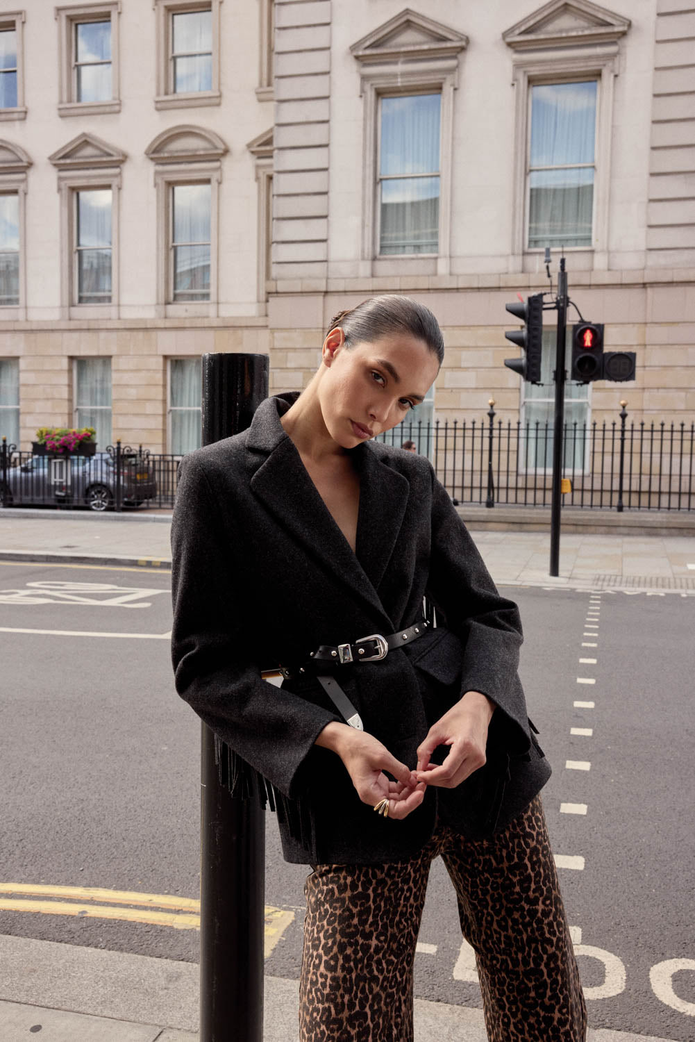 Veste Marceau gris anthracite