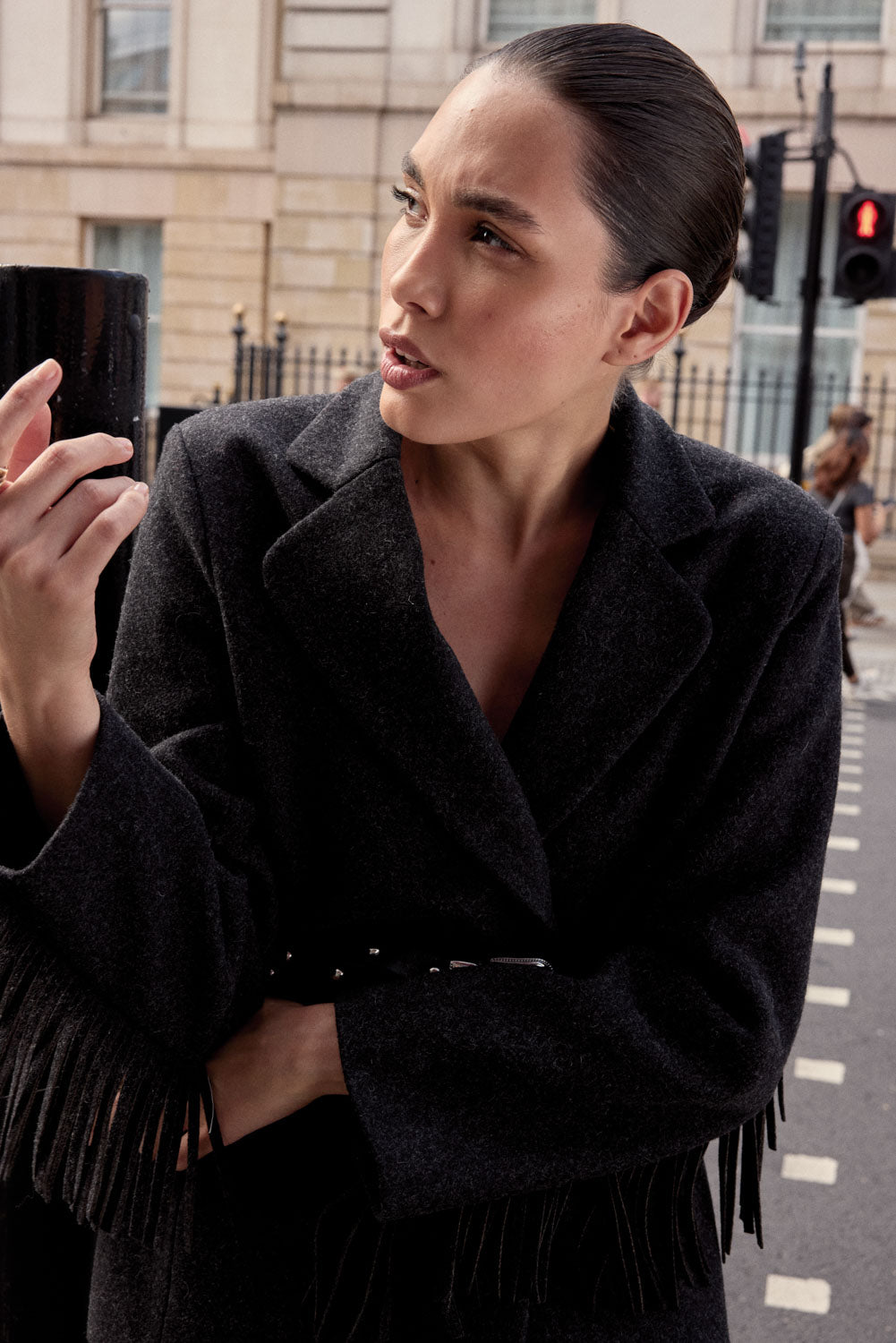 Jacket Marceau gray charcoal